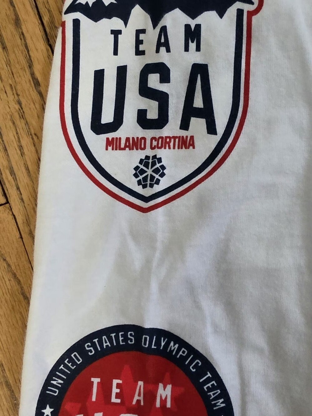 Team USA 2026 White Long-Sleeve Graphic Shirt L - Picture 3 of 5
